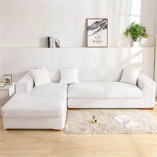 Housse de canapé extensible pour canapé sectionnel